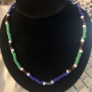 Long beaded necklace
